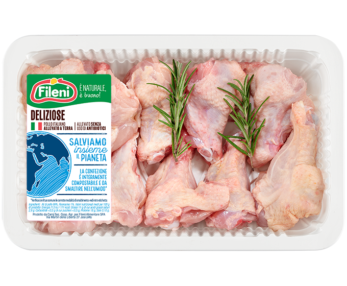 Chicken prime-wings with rosemary