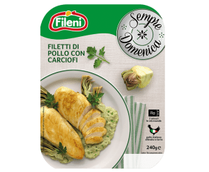 Chicken fillets with artichokes