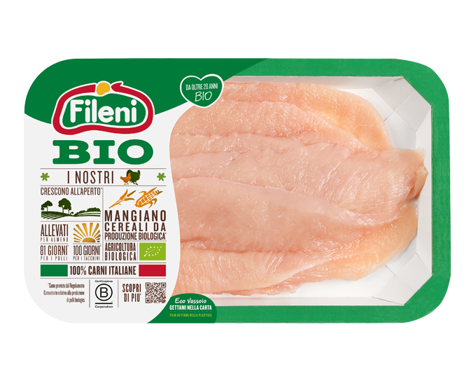 Wafer-thin chicken breast slices