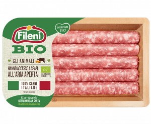 100% organic pork meat frankfurter sausag