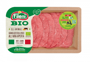 Thinly-sliced organic beef fillets